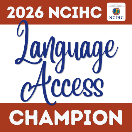 2026 Language Access Champion graphic